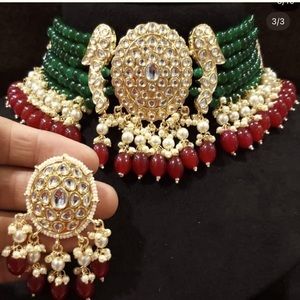 RED GREEN CHOKER SET